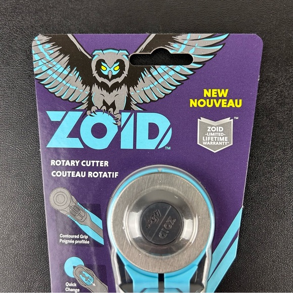 ZOID 45mm Rotary Cutter All Purpose Fabric Cutter Tool - Picture 4 of 11